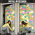 Hawaiian Palaka Door Cover Hibiscus Palm Leaf Pattern - Polynesian Pride