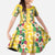 Hawaiian Palaka Family Matching Puletasi and Hawaiian Shirt Hibiscus Pineapple Lei - Polynesian Pride