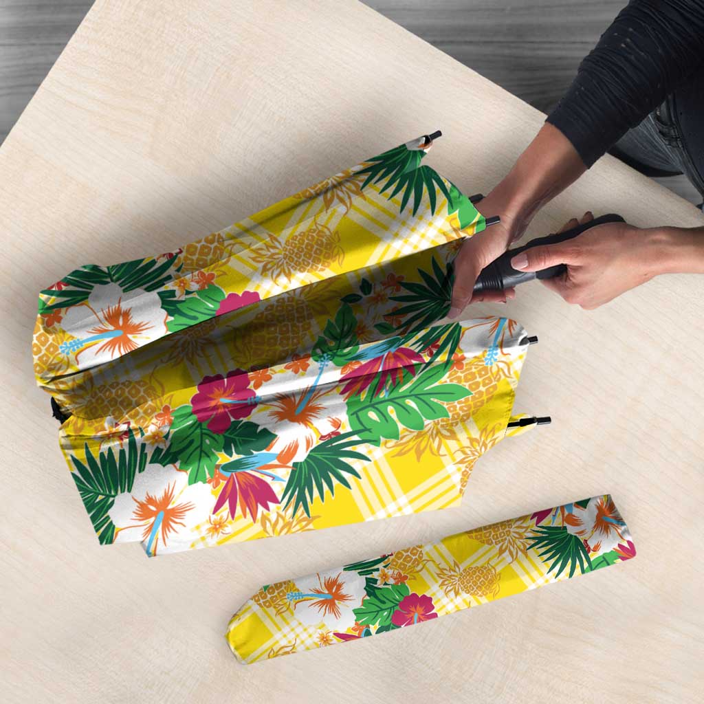 Hawaiian Palaka Umbrella Hibiscus Pineapple Lei - Polynesian Pride
