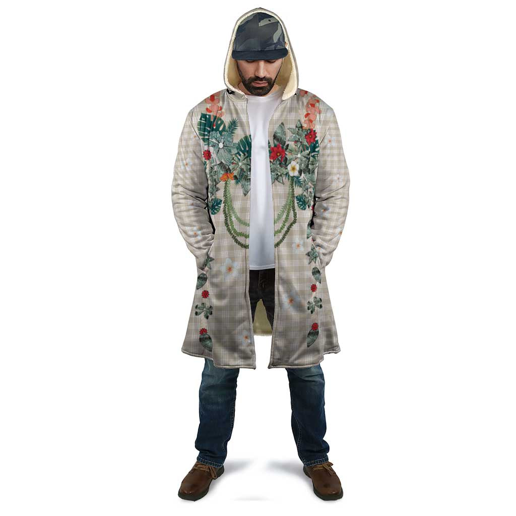 Brown Hawaiian Palaka Cloak Kukui Nut Money Lei - Polynesian Pride