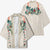 Brown Hawaiian Palaka Kimono Kukui Nut Money Lei - Polynesian Pride