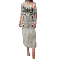 Brown Hawaiian Palaka Puletasi Kukui Nut Money Lei - Polynesian Pride