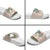 Peach Hawaiian Palaka Slide Sandals Kukui Nut Money Lei - Polynesian Pride