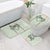 Sage Green Hawaiian Palaka Bathroom Set Kukui Nut Money Lei - Polynesian Pride