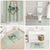 Sage Green Hawaiian Palaka Bathroom Set Kukui Nut Money Lei - Polynesian Pride