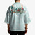Turquoise Hawaiian Palaka Kimono Kukui Nut Money Lei - Polynesian Pride
