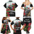 Meri Kirihimete Tuatara Family Matching Summer Maxi Dress and Hawaiian Shirt New Zealand Fern with Puhutukawa Flowers