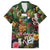 Meri Kirihimete Kakapo Santa Family Matching Off The Shoulder Long Sleeve Dress and Hawaiian Shirt Merry Christmas with Tropical Vibe