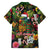 Meri Kirihimete Kakapo Santa Family Matching Off The Shoulder Long Sleeve Dress and Hawaiian Shirt Merry Christmas with Tropical Vibe