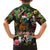 Meri Kirihimete Kakapo Santa Family Matching Off Shoulder Short Dress and Hawaiian Shirt Merry Christmas with Tropical Vibe