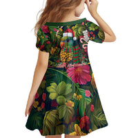 Meri Kirihimete Kakapo Santa Family Matching Tank Maxi Dress and Hawaiian Shirt Merry Christmas with Tropical Vibe