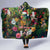 Meri Kirihimete Kakapo Santa Hooded Blanket Merry Christmas with Tropical Vibe