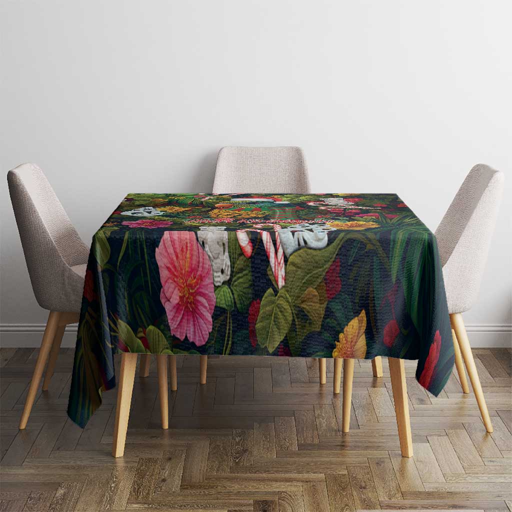 Meri Kirihimete Kakapo Santa Tablecloth Merry Christmas with Tropical Vibe LT9 - Polynesian Pride