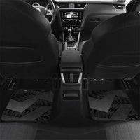 New Zealand Cricket Custom Car Mats Potae Pango Black Fern Pattern LT9 Set 2pcs - Back Black - Polynesian Pride