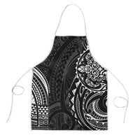 Polynesian Turtle Tribal Tattoo Apron Black Style LT9 Black - Polynesian Pride