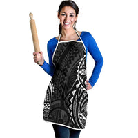 Polynesian Turtle Tribal Tattoo Apron Black Style LT9 - Polynesian Pride