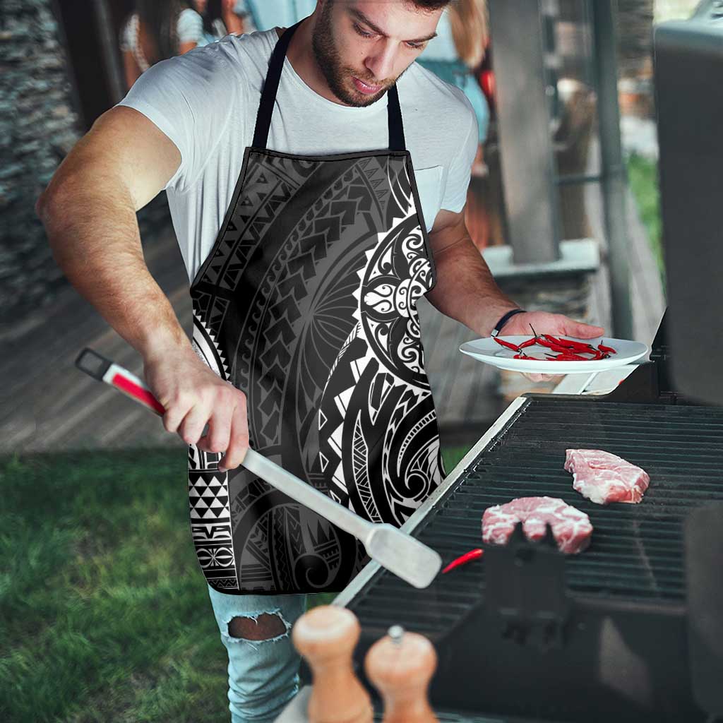 Polynesian Turtle Tribal Tattoo Apron Black Style LT9 - Polynesian Pride