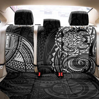Polynesian Turtle Tribal Tattoo Back Car Seat Cover Black Style