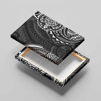 Polynesian Turtle Tribal Tattoo Canvas Wall Art Black Style LT9 - Polynesian Pride