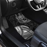 Polynesian Turtle Tribal Tattoo Car Mats Black Style LT9 - Polynesian Pride