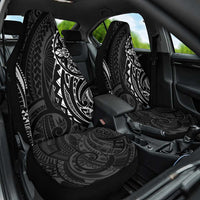 Polynesian Turtle Tribal Tattoo Car Seat Cover Black Style