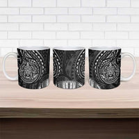 Polynesian Turtle Tribal Tattoo Ceramic Mug Black Style LT9 - Polynesian Pride