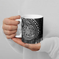 Polynesian Turtle Tribal Tattoo Ceramic Mug Black Style LT9 - Polynesian Pride