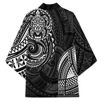 Polynesian Turtle Tribal Tattoo Kimono Black Style - Polynesian Pride