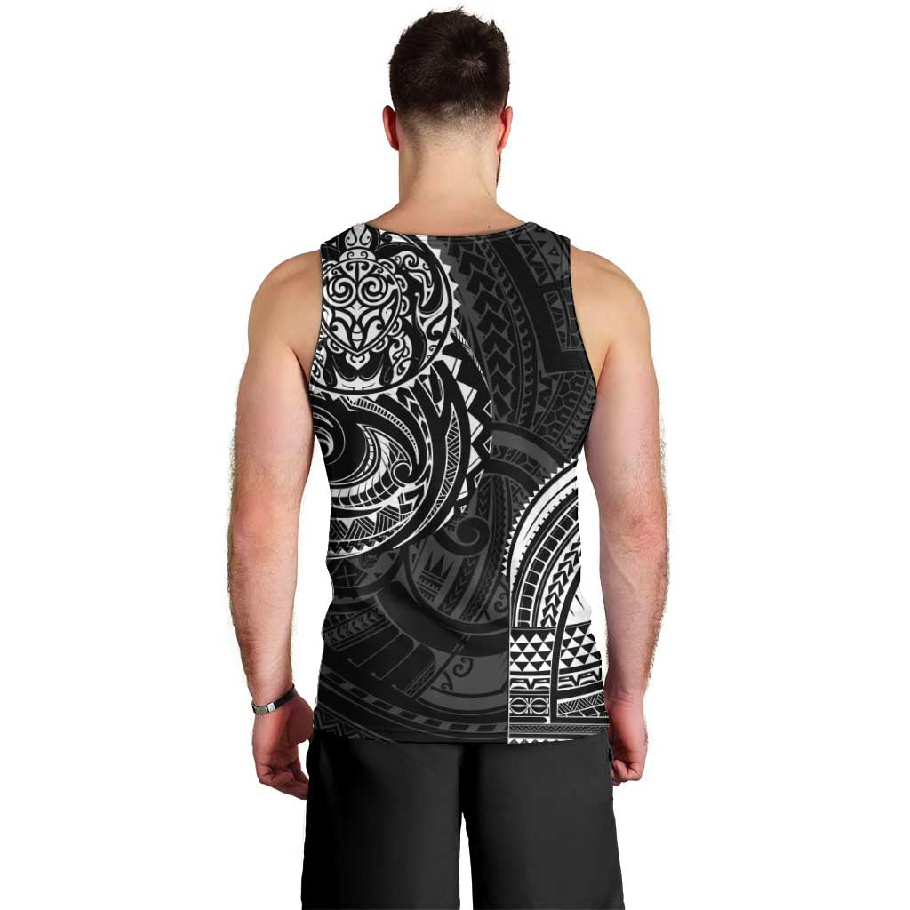 Polynesian Turtle Tribal Tattoo Men Tank Top Black Style LT9 - Polynesian Pride