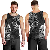 Polynesian Turtle Tribal Tattoo Men Tank Top Black Style LT9 - Polynesian Pride