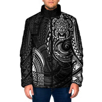 Polynesian Turtle Tribal Tattoo Padded Jacket Black Style LT9 Men Black - Polynesian Pride