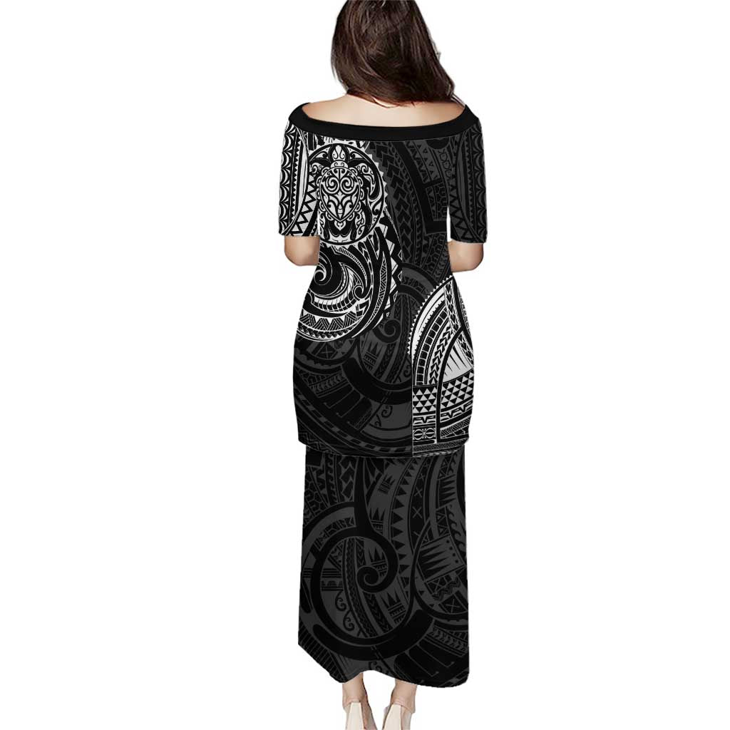 Polynesian Turtle Tribal Tattoo Puletasi Black Style LT9 - Polynesian Pride