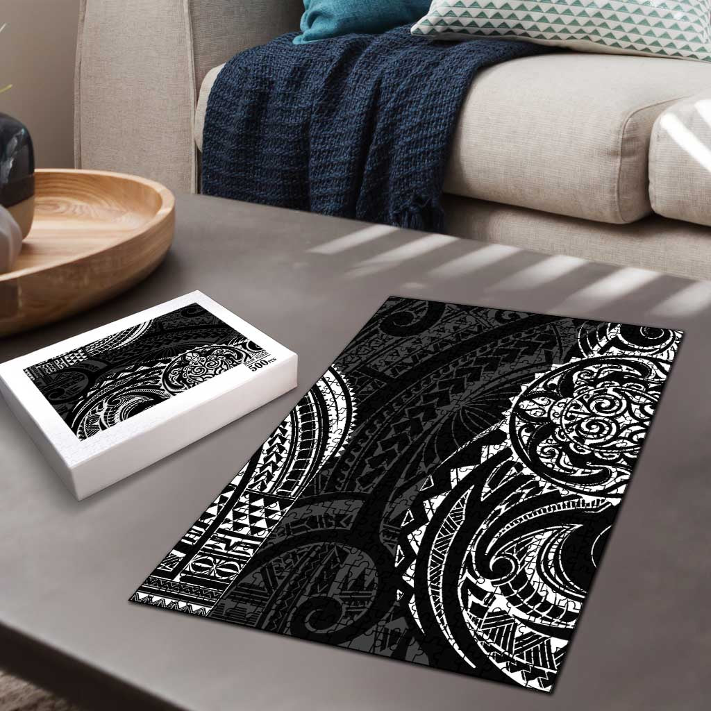 Polynesian Turtle Tribal Tattoo Puzzle Black Style LT9 - Polynesian Pride