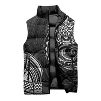 Polynesian Turtle Tribal Tattoo Sleeveless Puffer Jacket Black Style LT9 - Polynesian Pride