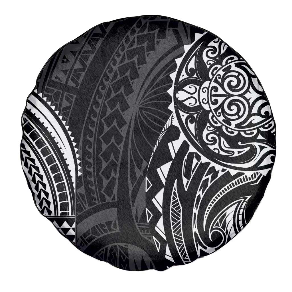 Polynesian Turtle Tribal Tattoo Spare Tire Cover Black Style LT9 - Polynesian Pride