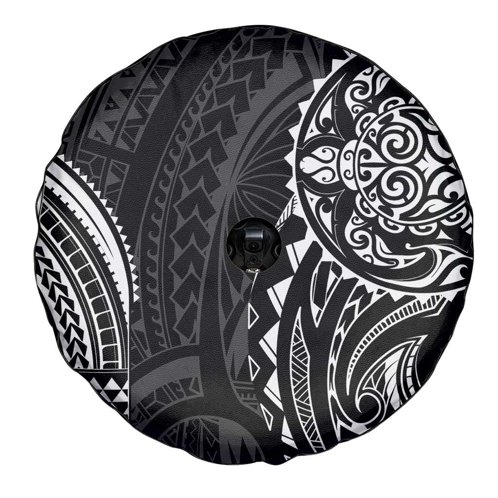 Polynesian Turtle Tribal Tattoo Spare Tire Cover Black Style LT9 - Polynesian Pride