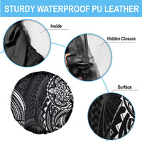 Polynesian Turtle Tribal Tattoo Spare Tire Cover Black Style LT9 - Polynesian Pride
