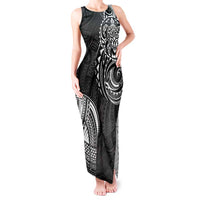Polynesian Turtle Tribal Tattoo Tank Maxi Dress Black Style LT9 Women Black - Polynesian Pride
