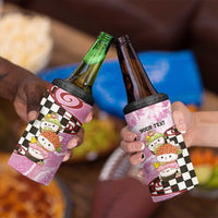 Personalized Japanese Kawaii Sushi Roll 4 in 1 Can Cooler Tumbler Wagara Palaka Pattern LT9 - Polynesian Pride