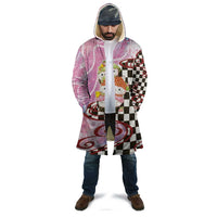 Personalized Japanese Kawaii Sushi Roll Cloak Wagara Palaka Pattern LT9 - Polynesian Pride