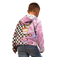 Personalized Japanese Kawaii Sushi Roll Kid Hoodie Wagara Palaka Pattern