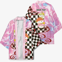 Personalized Japanese Kawaii Sushi Roll Kimono Wagara Palaka Pattern LT9 - Polynesian Pride