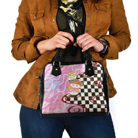 Personalized Japanese Kawaii Sushi Roll Shoulder Handbag Wagara Palaka Pattern LT9 - Polynesian Pride
