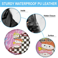 Personalized Japanese Kawaii Sushi Roll Spare Tire Cover Wagara Palaka Pattern LT9 - Polynesian Pride