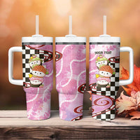 Personalized Japanese Kawaii Sushi Roll Tumbler With Handle Wagara Palaka Pattern LT9 - Polynesian Pride