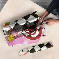 Personalized Japanese Kawaii Sushi Roll Umbrella Wagara Palaka Pattern LT9 - Polynesian Pride