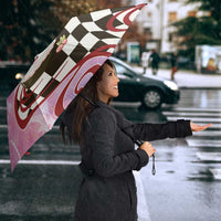 Personalized Japanese Kawaii Sushi Roll Umbrella Wagara Palaka Pattern LT9 - Polynesian Pride