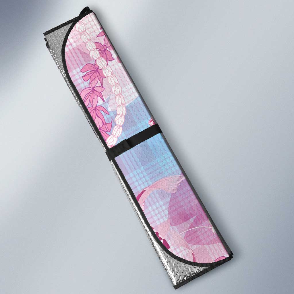 Japanese Koi Fish Auto Sun Shade Pink Wagara Palaka Honohono Pikake Lei LT9 - Polynesian Pride