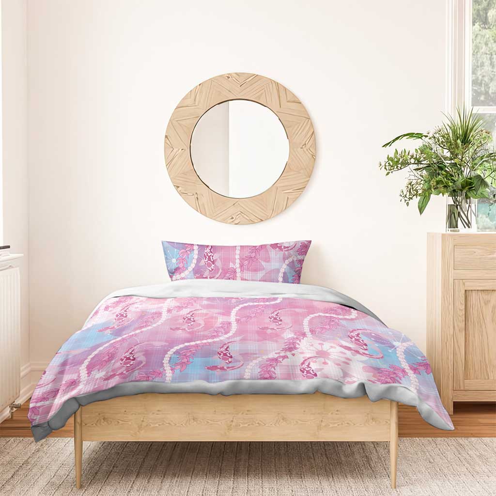 Japanese Koi Fish Bedding Set Pink Wagara Palaka Honohono Pikake Lei LT9 - Polynesian Pride