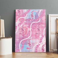Japanese Koi Fish Canvas Wall Art Pink Wagara Palaka Honohono Pikake Lei LT9 - Polynesian Pride